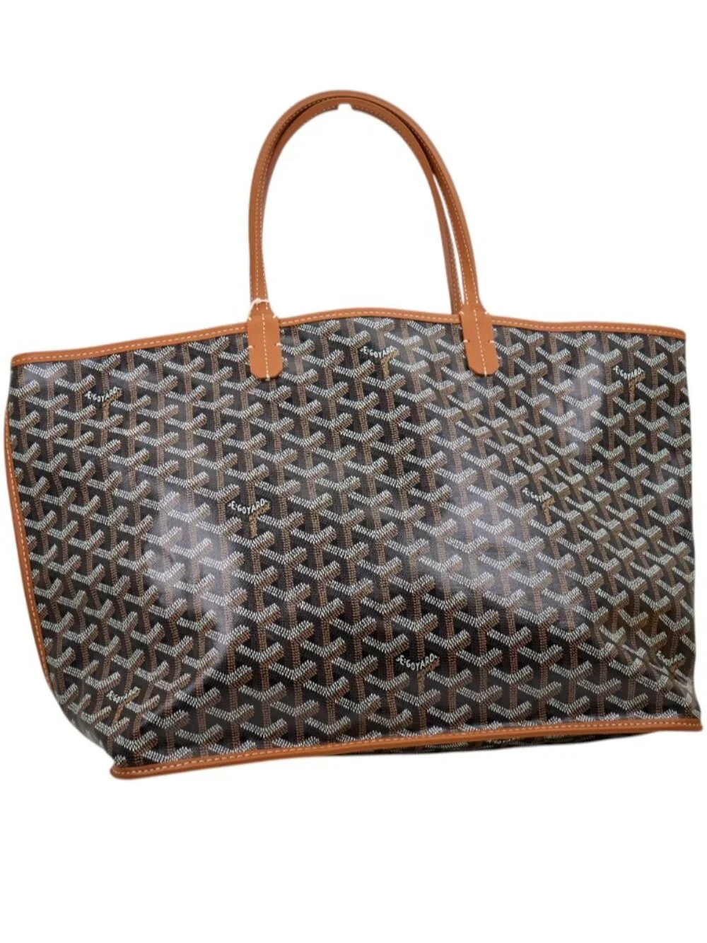 Goyard Anjou PM Reversible Tote Black Coated Canvas